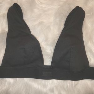 SKIMS COTTON PLUNGE BRALETTE